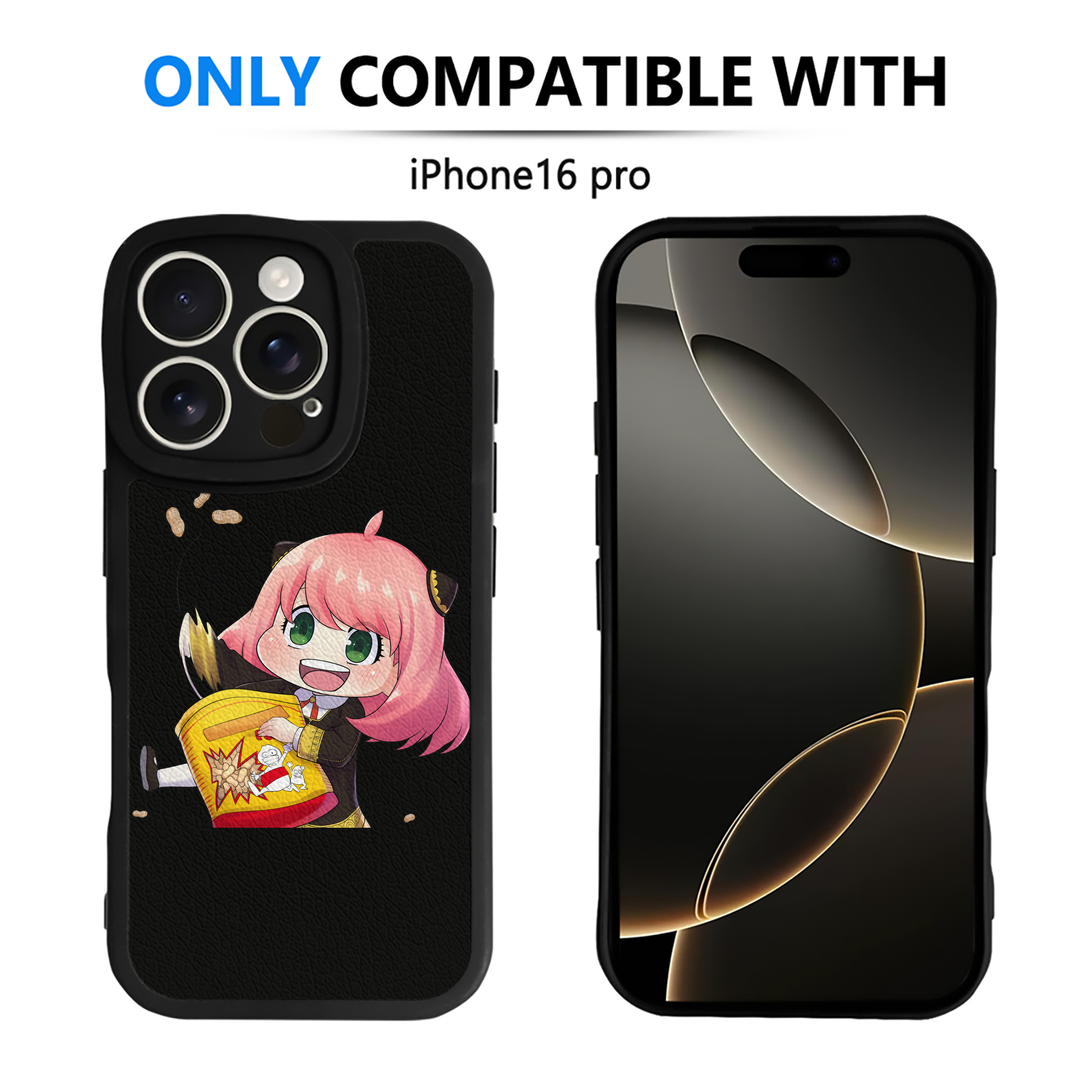 （画像用） SPY×FAMILY间谍家家酒 【iPhone 16シリーズ対応】シリコンスマホケース（レザー調） 材質：シリコン